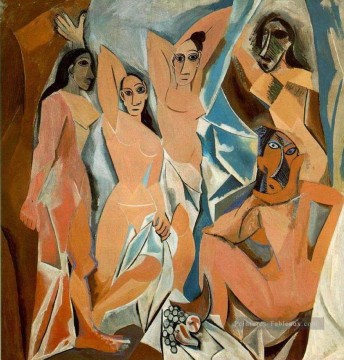  non - Les Demoiselles d Avignon Les Jeunes Filles d’Avignon 1907 Pablo Picasso
